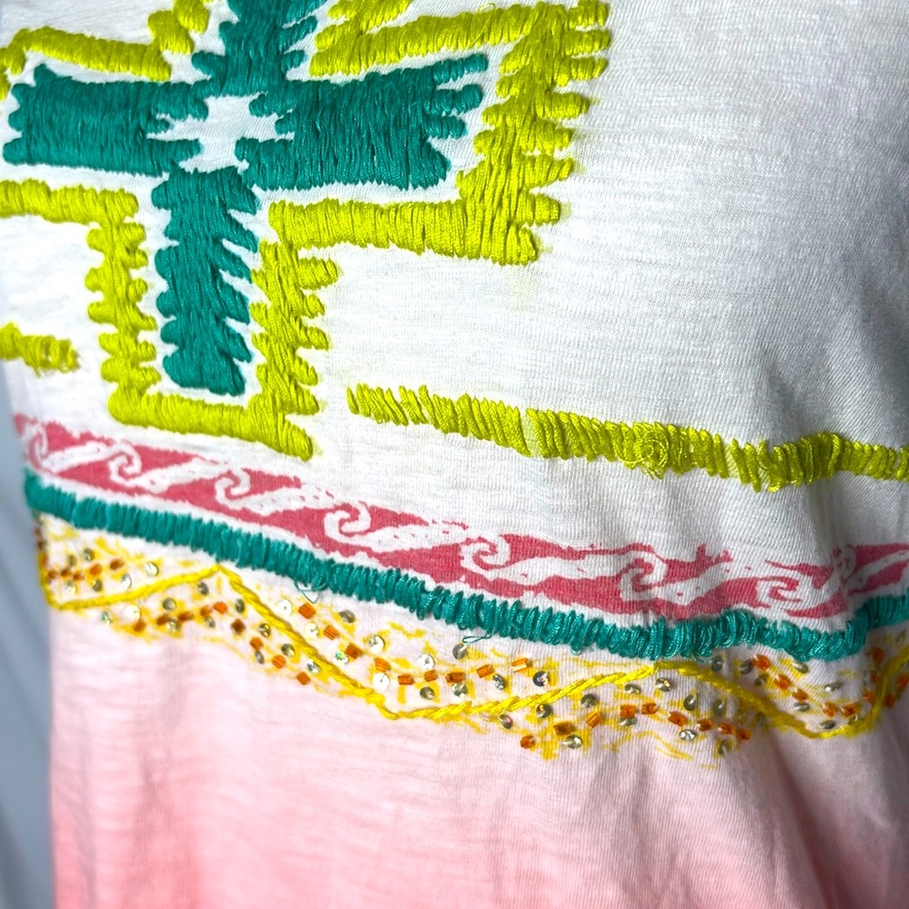 Double D Ranch Embroidered Cross Graphic Tee - Picture 6 of 7